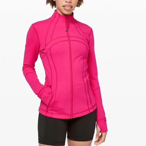Lululemon Define Jacket Rare Pink Calypso Size 8 - Picture 8 of 9
